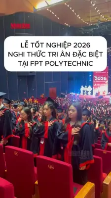 Lễ tốt nghiệp 2026 tại FPT Polytechnic: Nghi thức tri ân đặc biệt