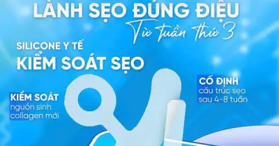 Miếng dán ép sẹo silicone sau phẫu thuật treo sa trễ: Giải pháp thẩm mỹ tối ưu