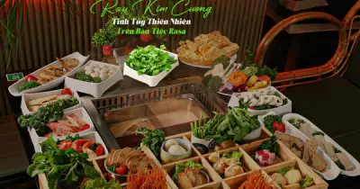 Nhà hàng Rasa gây sốt với rau kim cương trong menu buffet lẩu rau nấm