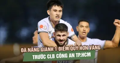 Đà Nẵng cầm hòa Công an TP.HCM 2-2 ở phút bù giờ