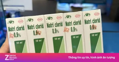 Pharmedic lên tiếng vụ thu hồi lô thuốc nhỏ mắt Natri clorid 0,9%