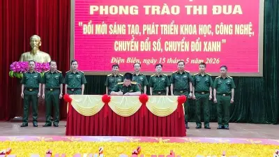 Phát động phong trào thi đua chuyển đổi xanh-số trong lực lượng vũ trang tỉnh
