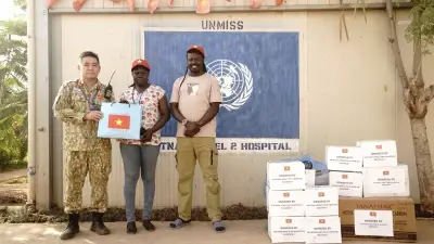 Quân y Việt Nam tham gia chuỗi hoạt động Ngày Điều dưỡng và Hộ sinh tại Nam Sudan