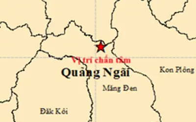 Quảng Ngãi: 6 trận động đất liên tiếp trong ngày, người dân lo lắng