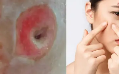 Tự ý nặn 'mụn' trên mặt, người phụ nữ suýt biến dạng khuôn mặt