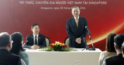 Tổng Bí thư Tô Lâm gặp cộng đồng người Việt tại Singapore
