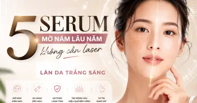 Top 5 serum mờ nám đang gây sốt: Page One, VI Derm, Frezyderm, MD Care, Sakura