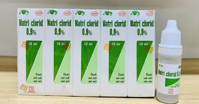 TPHCM phát thông báo khẩn về lô thuốc nhỏ mắt natri clorid 0,9% bị thu hồi