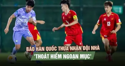 U.17 Việt Nam gây bất ngờ trước Hàn Quốc, báo chí Hàn thừa nhận thoát hiểm
