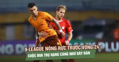 V-League vòng 24: Cuộc đua trụ hạng căng thẳng, Thể Công Viettel quyết giữ á quân