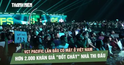 VCT Pacific lần đầu đến Việt Nam: Hơn 2000 khán giả chạy cùng T1 Paper Rex