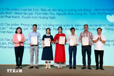 Vinh danh tác phẩm báo chí xuất sắc khu vực Tây Nguyên và Duyên hải miền Trung