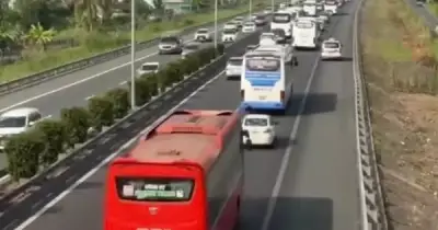Xe khách tông chết người đi vệ sinh trên cao tốc Trung Lương - Mỹ Thuận