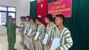 7 phạm nhân Nghệ An được tha tù trước thời hạn có điều kiện