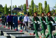 An táng 158 hài cốt liệt sỹ quân tình nguyện Việt Nam hy sinh tại Campuchia