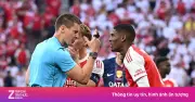 Arsenal mất cơ hội phạt góc cuối hiệp 1 chung kết Champions League