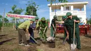 Bộ đội Biên phòng Đắk Lắk phát động Tết trồng cây nhớ ơn Bác Hồ