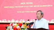 Bí thư Hà Nội yêu cầu sớm cụ thể hóa Luật Thủ đô 2026