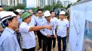 Bí thư Thành ủy Hà Nội kiểm tra tiến độ các dự án trọng điểm