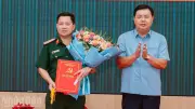 Bàn giao chức vụ Chỉ huy trưởng Bộ CHQS tỉnh An Giang
