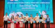 Bàn giao vườn ươm, tổng kết chiến dịch 'Học đường Xanh - Gieo mầm tương lai'