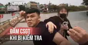 Chở bạn gái không đội mũ bảo hiểm, nam thanh niên đâm CSGT bị khởi tố