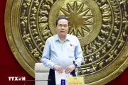 Chủ tịch Quốc hội làm việc với Thường trực Ủy ban Quốc phòng, An ninh và Đối ngoại