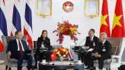Chủ tịch Quốc hội Thái Lan chào mừng Tổng Bí thư Tô Lâm thăm Thái Lan