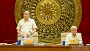 Chủ tịch Quốc hội Trần Thanh Mẫn làm việc với Văn phòng Quốc hội