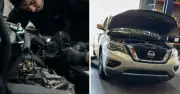 Chiếc Nissan Pathfinder hư hỏng nặng, thợ máy khuyên mua xe mới