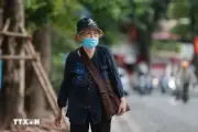 Chiều tối 3/5, không khí lạnh ảnh hưởng đến Bắc Bộ
