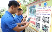 Chạm tay vào di tích lịch sử văn hóa bằng mã QR tại chùa Kim Dung