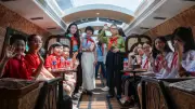 Chuyến tàu di sản 'Tre bền-Măng vươn' chào mừng Đại hội MTTQ và kỷ niệm 85 năm Đội TNTP