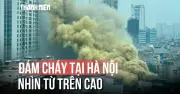 Cháy lớn tại nhà hàng ở Hà Nội, 10 xe chữa cháy được huy động