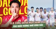 CLB Công an Hà Nội tiến gần ngôi vương V-League sau chiến thắng nghẹt thở