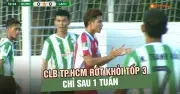 CLB TP.HCM bị Long An cầm hòa, mất vị trí tốp 3