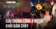 Cận cảnh giải cứu cụ ông 92 tuổi khỏi đám cháy