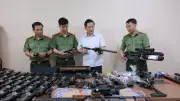Công an Hà Tĩnh triệt phá đường dây sản xuất vũ khí quân dụng quy mô lớn
