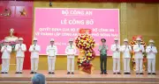 Công bố quyết định thành lập Công an thành phố Đồng Nai