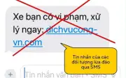 Cảnh báo lừa đảo giả mạo CSGT thông báo phạt nguội qua tin nhắn