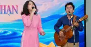 Cặp đôi 'chàng đàn nàng hát' Nguyễn Đông - Hoàng Trang gây xúc động tại lễ phát động Sống đẹp