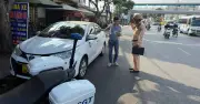 CSGT An Sương xử phạt nhiều xe dừng, đỗ sai quy định gần bến xe