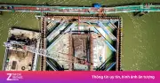 Cầu Hồng Hà: Loạt cột trụ đầu tiên vươn mình giữa lòng sông Hồng