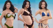 Dàn thí sinh Hoa hậu, Nam vương Du lịch Việt Nam khoe sắc vóc trong phần thi bikini