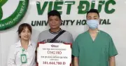 Em Quàng Hồng Quyền bị tai nạn được bạn đọc ủng hộ hơn 100 triệu đồng