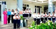 EPS bàn giao công trình 'Nước sạch cho em' tại trường THCS Võ Văn Kiệt