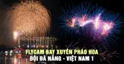 Flycam bay xuyên pháo hoa Đà Nẵng: Màn trình diễn mãn nhãn khai mạc DIFF 2026