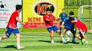 Giải bóng đá công nhân Đồng Tháp quy mô lớn thu hút nhiều đội tham gia