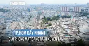 Giải phóng mặt bằng rạch Xuyên Tâm tăng tốc, kỳ vọng đô thị sạch đẹp