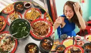 Hồ Ngọc Hà thưởng thức cơm gà nức tiếng phố Hội